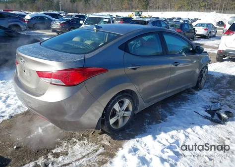 2013 Hyundai Elantra Gls из США, поврежденный, VIN 5NPDH4AE9DH345628